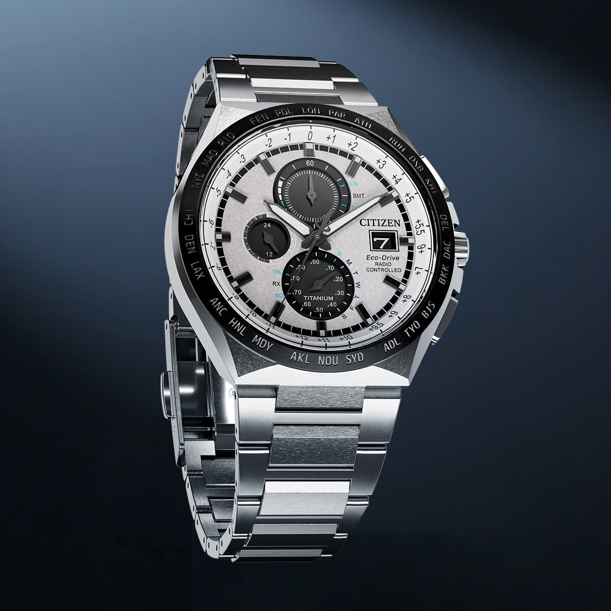 citizen eco drive titanium radiocontrollato